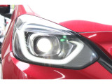 LEDヘッドライト。明るく省電力です。