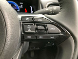 前方の車との車間を設定し、スピードを上げたり緩めたりを自動で行ってくれる追尾式の「レーダークルーズ」。上級装備の一つです!高級車にしかつかない嬉しい機能です。