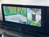 【アラウンドビューモニター】専用のカメラにより、上から見下ろしたような視点で360度クルマの周囲を確認することができます☆死角部分も確認しやすく、狭い場所での切り返しや駐車もスムーズに行えます。