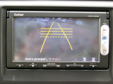 バックカメラの画像です。ガイドラインがスムースな車庫入れをサポートいたします。車庫入れの安心感がアップしますね。