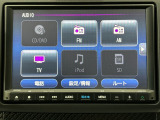 オーディオメニューです。スマートフォンとの連携が可能です♪視認性に優れており、使い勝手も良好です。