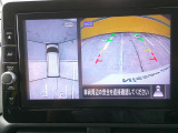 アラウンドビューモニターは自分の車を上空から見ているような画像で駐車場へ止められます♪日産独自のサポートシステムです♪