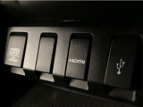 HDMIポート、USBポートが装備されております。HDMIポートを他の機器と繋げることによって、モニターへ映像を流すことができます。
