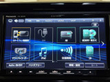 多彩なメディア再生。フルセグ、Bluetooth対応です。