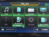 フルセグTV視聴可能・CD/DVD再生機能付きで、Bluetoothオーディオや音楽レコーディングにも対応しており、車内のエンターテインメントが充実しております ♪