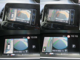 アラウンドビューモニター装備なので上から見下ろす感覚で駐車出来ます。 映像はナビ画面に映ります。