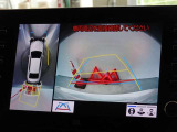 バックガイドモニターを装備しています、車庫入れもラクラクです。パノラミックビューモニターを搭載しています、上からの画像も表示されます。