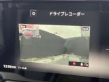 ドライブレコーダーの映像は、カーナビで見る事が出来ます。前後録画タイプです。後方映像は画面左上に表示されます。