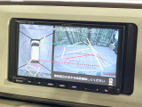 【パノラマモニター】専用のカメラにより、上から見下ろしたような視点で360度クルマの周囲を確認することができます☆死角部分も確認しやすく、狭い場所での切り返しや駐車もスムーズに行えます。