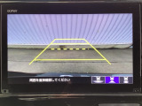 カラービジョンとガイドラインで見やすいバックモニター!車庫入れも楽ちんです♪