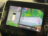 【アラウンドビューモニター】専用のカメラにより、上から見下ろしたような視点で360度クルマの周囲を確認することができます☆死角部分も確認しやすく、狭い場所での切り返しや駐車もスムーズに行えます。