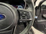 ステアリングスイッチ付きで、運転中に視線を前に向けたまま操作できます。