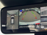 【アラウンドビューモニター】専用のカメラにより、上から見下ろしたような視点で360度クルマの周囲を確認することができます☆死角部分も確認しやすく、狭い場所での切り返しや駐車もスムーズに行えます。