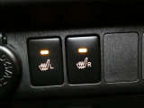 【シートヒーター】運転席と助手席の座面にヒーターが内蔵されていますので寒い時でも快適運転です。