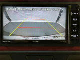 バックモニターで、後方を確認しながら安心して駐車することができます。運転初心者も熟練者も必須の機能ですよ!
