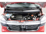 Hondaの技術が詰まったエンジンルーム☆☆☆エンジンルーム室内ともにルームクリーニング済みで清潔です◎快適なドライブをお楽しみください♪♪
