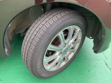 タイヤサイズは155/65R14社外アルミホイール付き!(夏タイヤ装着)冬タイヤ、ホイール注文も承っております☆