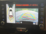 【パノラミックビューモニター】専用のカメラにより、上から見下ろしたような視点で360度クルマの周囲を確認することができます☆死角部分も確認しやすく、狭い場所での切り返しや駐車もスムーズに行えます。