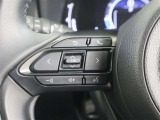 ステアリングスイッチです!視線を逸らすことなく操作することができます!