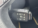 【 クルーズコントロール 】高速道路で便利な機能です!アクセルを離しても一定速度で走行ができる装備です!加速減速もスイッチ操作でOKです!//