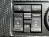 両側電動スライドドアのスイッチ付です。車内からもスイッチひとつで楽にドアの開閉が可能です。電動なので開閉時に力を使う必要がなく、半ドアになることもありません!