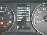 車線逸脱警報などの機能がメーターで操作できます。