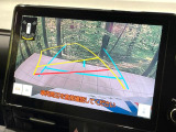 【バックカメラ】駐車時に後方がリアルタイム映像で確認できます。大型商業施設や立体駐車場での駐車時や、夜間のバック時に大活躍!運転スキルに関わらず、今や必須となった装備のひとつです!