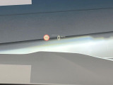 ●ヘッドアップディスプレイ:現在の速度や走行情報をデジタル表示で運転席前方のガラスに投影!運転中、視線をずらさず必要な情報を確認できるのでとっても便利で安心!