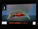 バックガイドモニターを装備しています、車庫入れもラクラクです。