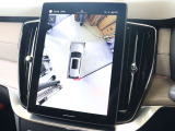 更に360&deg;ビューの単独表示も可能です 車を上から見下ろしたように車外を確認できるため、一切の死角がない状態で駐車が可能です