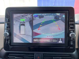 アラウンドビューモニターが装備されてるから、駐車場での車庫入れや、狭い道での走行もカメラで確認が出来るので安心。