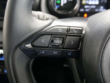 ステアリングスイッチ付き。前方から目を離すことなく操作することが可能です
