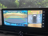 【アラウンドビューモニター】専用のカメラにより、上から見下ろしたような視点で360度クルマの周囲を確認することができます☆死角部分も確認しやすく、狭い場所での切り返しや駐車もスムーズに行えます。