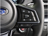 ステアリング右側にアイサイト操作スイッチを装備!運転支援機能の設定やクルーズコントロールの操作を手元で行え、快適なドライブをサポートします!!
