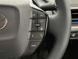 前方の車との車間を設定し、スピードを上げたり緩めたりを自動で行ってくれる追尾式の「レーダークルーズ」。上級装備の一つです!高級車にしかつかない嬉しい機能です。