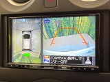 【アラウンドビューモニター】専用のカメラにより、上から見下ろしたような視点で360度クルマの周囲を確認することができます☆死角部分も確認しやすく、狭い場所での切り返しや駐車もスムーズに行えます。