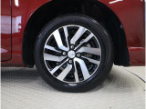 純正14インチアルミホイール装備・タイヤサイズ165/65R14