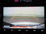 バックモニターで、駐車時に見えにくい後方をしっかり確認できます。