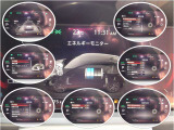 エマージェンシーブレーキ・VDC・踏み間違い衝突防止等の先進安全技術搭載です。メーター内ディスプレイでON/OFFを行います。また、メーター内ディスプレイには車両情報を表示します。