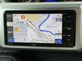 社外ナビゲーションを装備。タッチパネル式で使いやすく、お出かけもラクラクです。
