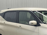プラスチックバイザーがない分デザインもすっきり★洗車の時の窓拭きもラクラクです!