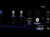 各種オーディオ機能が使用可能です。機能の詳細は展示店舗までお尋ねください。