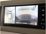 パノラミックビューモニター付きです。車両を上から見たような映像をディスプレイオーディオ画面に表示。運転席からの目視だけでは見にくい、車両周辺の状況をリアルタイムでしっかり確認できます。