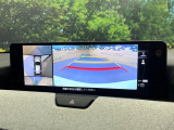 【360&deg;ビューモニター】専用のカメラにより、上から見下ろしたような視点で360度クルマの周囲を確認することができます☆死角部分も確認しやすく、狭い場所での切り返しや駐車もスムーズに行えます。