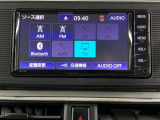 ワンセグテレビ、CD、Bluetoothオーディオなどが楽しめます。