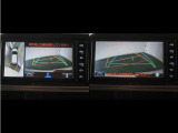 パノラミックビューモニター付きです。車両を上から見た様な映像を画面に表示。運転席からの目視だけでは見にくい、車両周辺の状況をリアルタイムでしっかり確認出来ます。