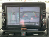 上から車を見下ろしたような画面が駐車をサポート、運転が苦手な方でも安心してお使い頂けます!!
