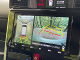 【パノラミックビューモニター】専用のカメラにより、上から見下ろしたような視点で360度クルマの周囲を確認することができます☆死角部分も確認しやすく、狭い場所での切り返しや駐車もスムーズに行えます。