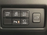 運転席回りのスイッチで安全装備のON/OFFも簡単に!