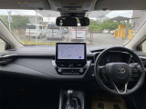 ブラックを基調とした内装です。